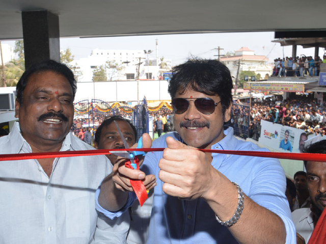 Nagarjuna Launches Asain Swapna Theatre at  Katedan